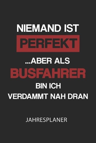 Busfahrer Jahresplaner