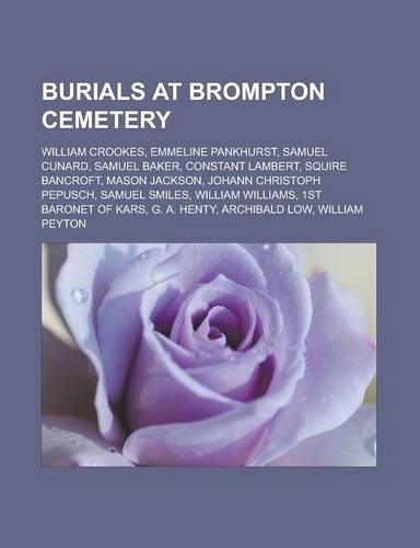 Burials at Brompton Cemetery