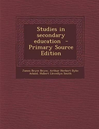 Studies in Secondary Education