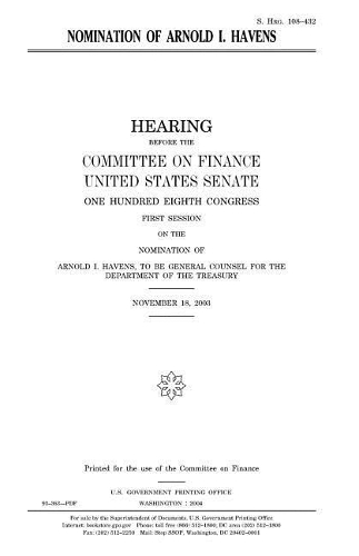 Nomination of Arnold I. Havens