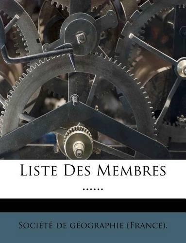 Liste Des Membres ......