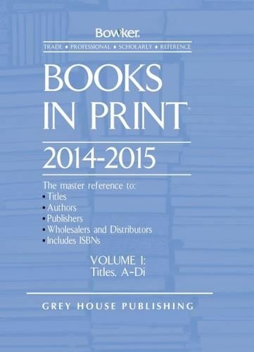 Books in Print, 2014-15