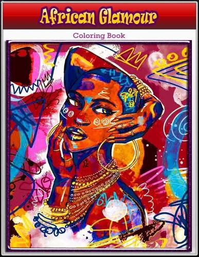 African Glamour Coloring Book
