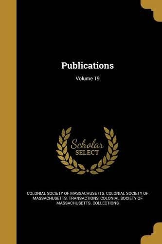 Publications; Volume 19