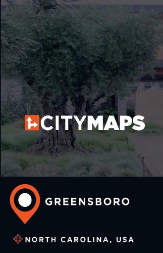 City Maps Greensboro North Carolina, USA