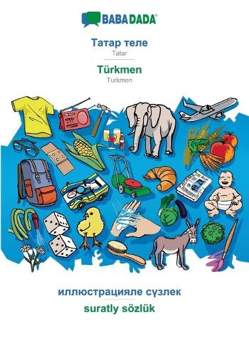 Tatar (cyrillic characters) (in cyrillic script) - Türkmen, visual dictionary