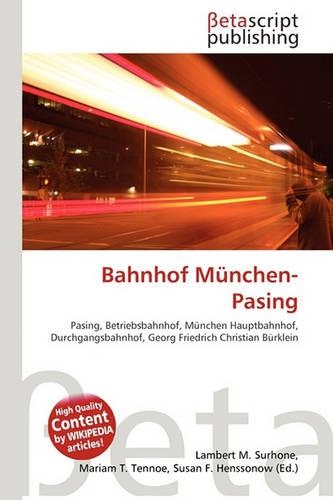 Bahnhof M Nchen-Pasing
