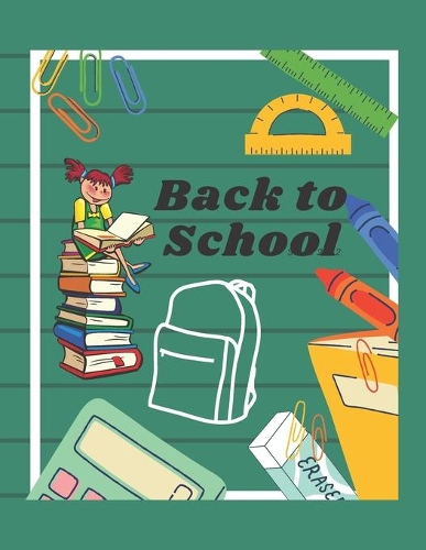 Back to School: Witch Coloring Book for children age 4-8 learning to write