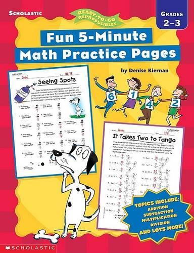 Fun 5-Minute Math Practice Pages (2-3)