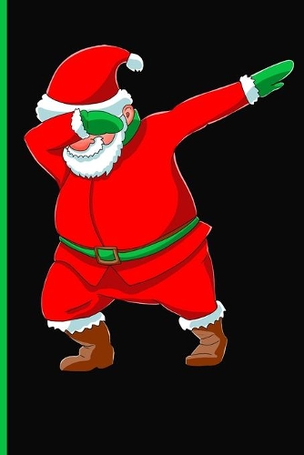 Dabbing Santa Dot Grid Christmas Notebook