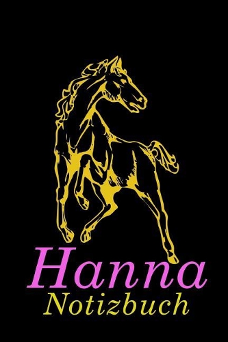 Pferd Hanna Notizbuch