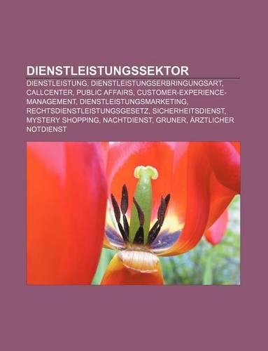 Dienstleistungssektor: Dienstleistung, Dienstleistungserbringungsart, Callcenter, Public Affairs, Customer-Experience-Management(German)