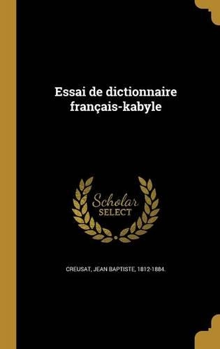 Essai de dictionnaire français-kabyle