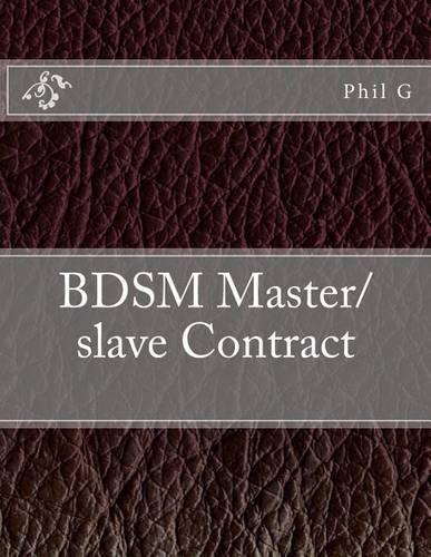 BDSM Master/slave Contract: (English)