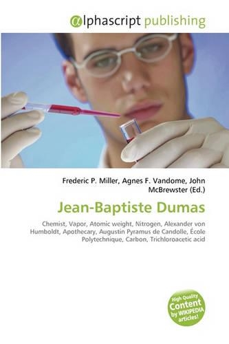 Jean-Baptiste Dumas: (English)