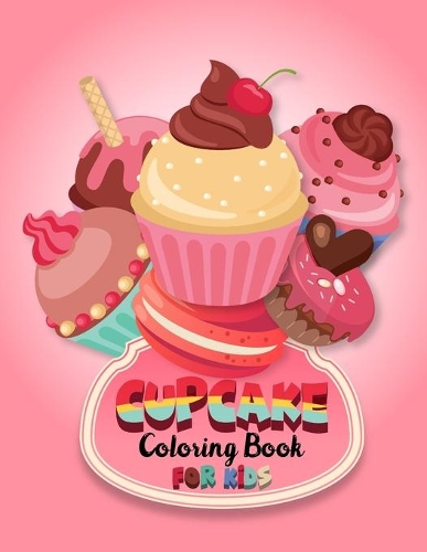 Cupcake coloring book for kids