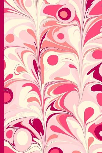 Notes: A Blank Dot Grid Notebook with Pink Marble Pattern Cover Art