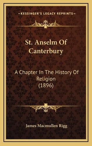 St. Anselm Of Canterbury