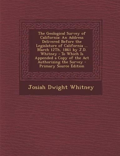 The Geological Survey of California