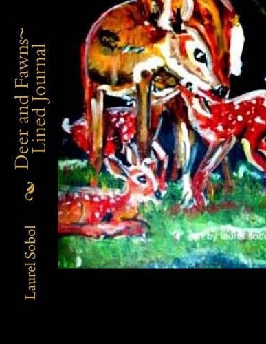 Deer and Fawns Lined Journal