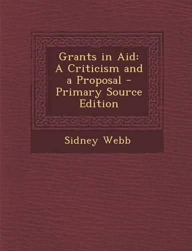 Grants in Aid: A Criticism and a Proposal(English)