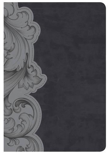 KJV Study Bible Personal Size, Smoke/Slate LeatherTouch