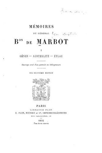 Mémoires du général Bon de Marbot