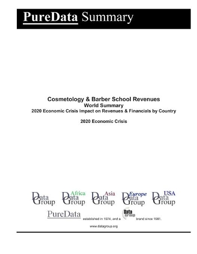 Cosmetology & Barber School Revenues World Summary: 2020 Economic Crisis Impact on Revenues & Financials by Country(2947 Puredata World Summary)