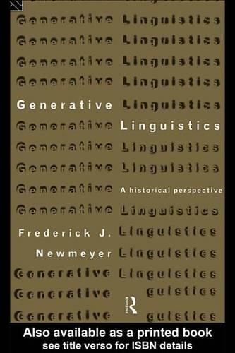 Generative Linguistics