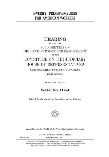 E-Verify: Preserving Jobs for American Workers