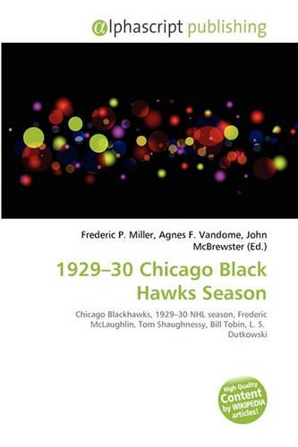 1929-30 Chicago Black Hawks Season