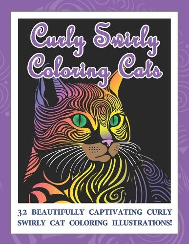 Curly Swirly Coloring Cats