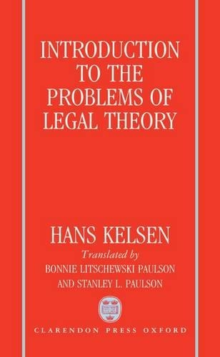 Introduction to the Problems of Legal Theory