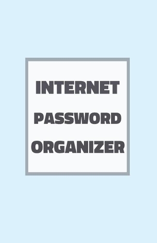 Internet Password Organizer: Password Book with Tabs