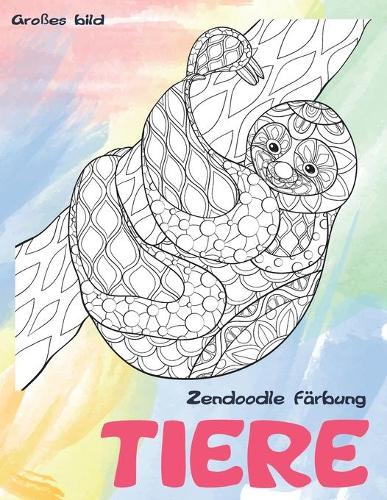 Zendoodle Färbung - Großes Bild - Tiere