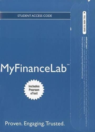 NEW MyFinanceLab with Pearson eText -- Access Card -- for Corporate Finance