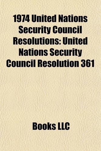 1974 United Nations Security Council Resolutions