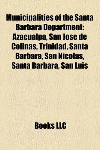 Municipalities of the Santa Barbara Department