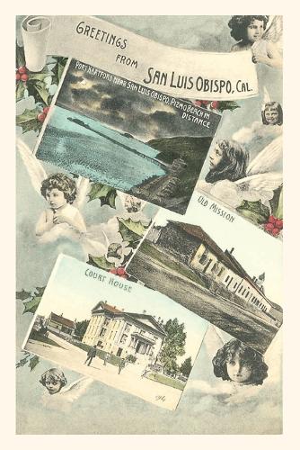 The Vintage Journal Greetings from San Luis Obispo with Angels and Photos: (Pocket Sized - Found Image Press Journals)
