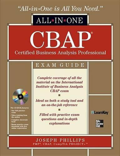 Cbap Certified Business Analysis Professional All-In-One Exam Guide
