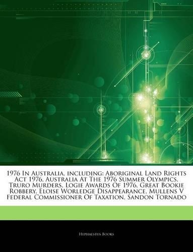 Articles on 1976 in Australia, Including