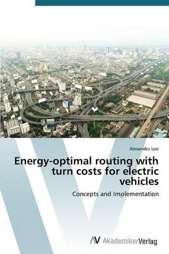 Energy-optimal routing with turn costs for electric vehicles