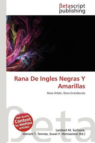 Rana de Ingles Negras y Amarillas: (English)