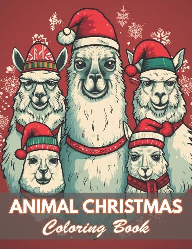 Animal Christmas Coloring Book