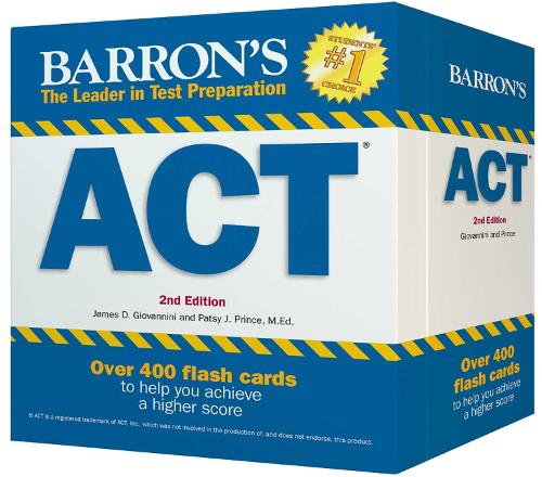 Barron's ACT Flash Cards: 410 Flash Cards to Help You Achieve a Higher Score(Barron's Test Prep)