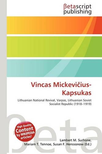 Vincas Mickevi Ius-Kapsukas: (English)