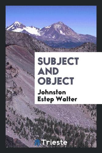 Subject and Object