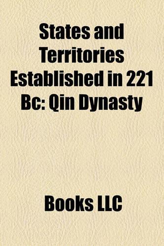 States and Territories Established in 221 BC