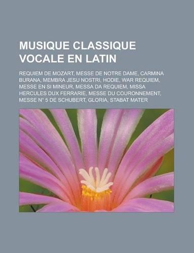 Musique Classique Vocale En Latin