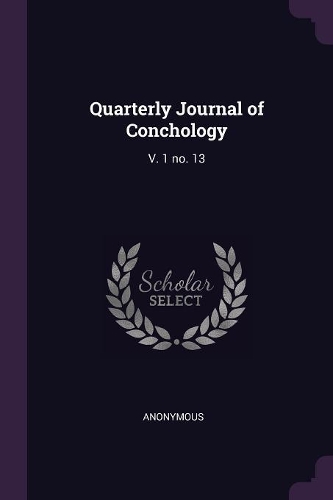Quarterly Journal of Conchology